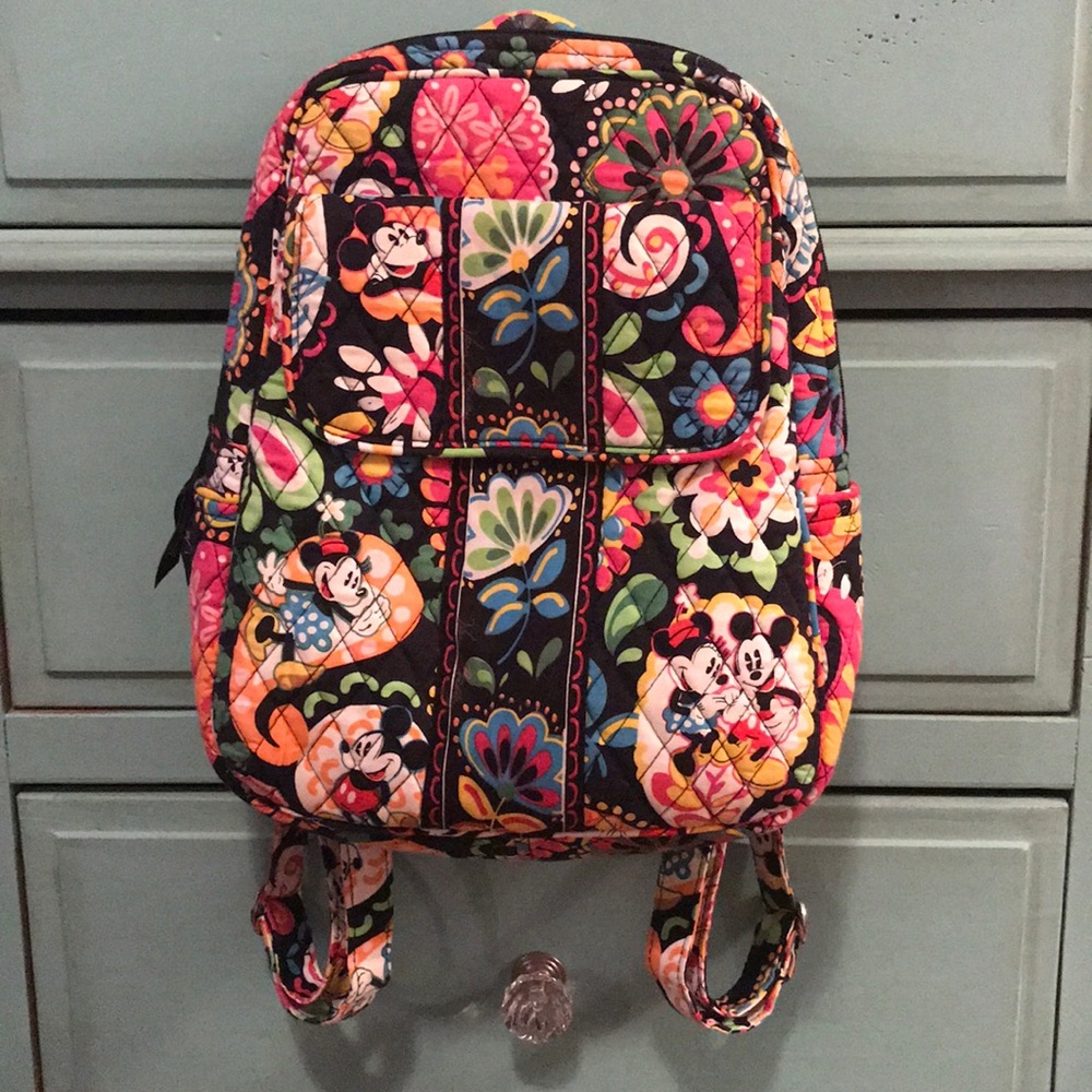 Disney + Vera Bradley Medium Backpack w/ID Zip
